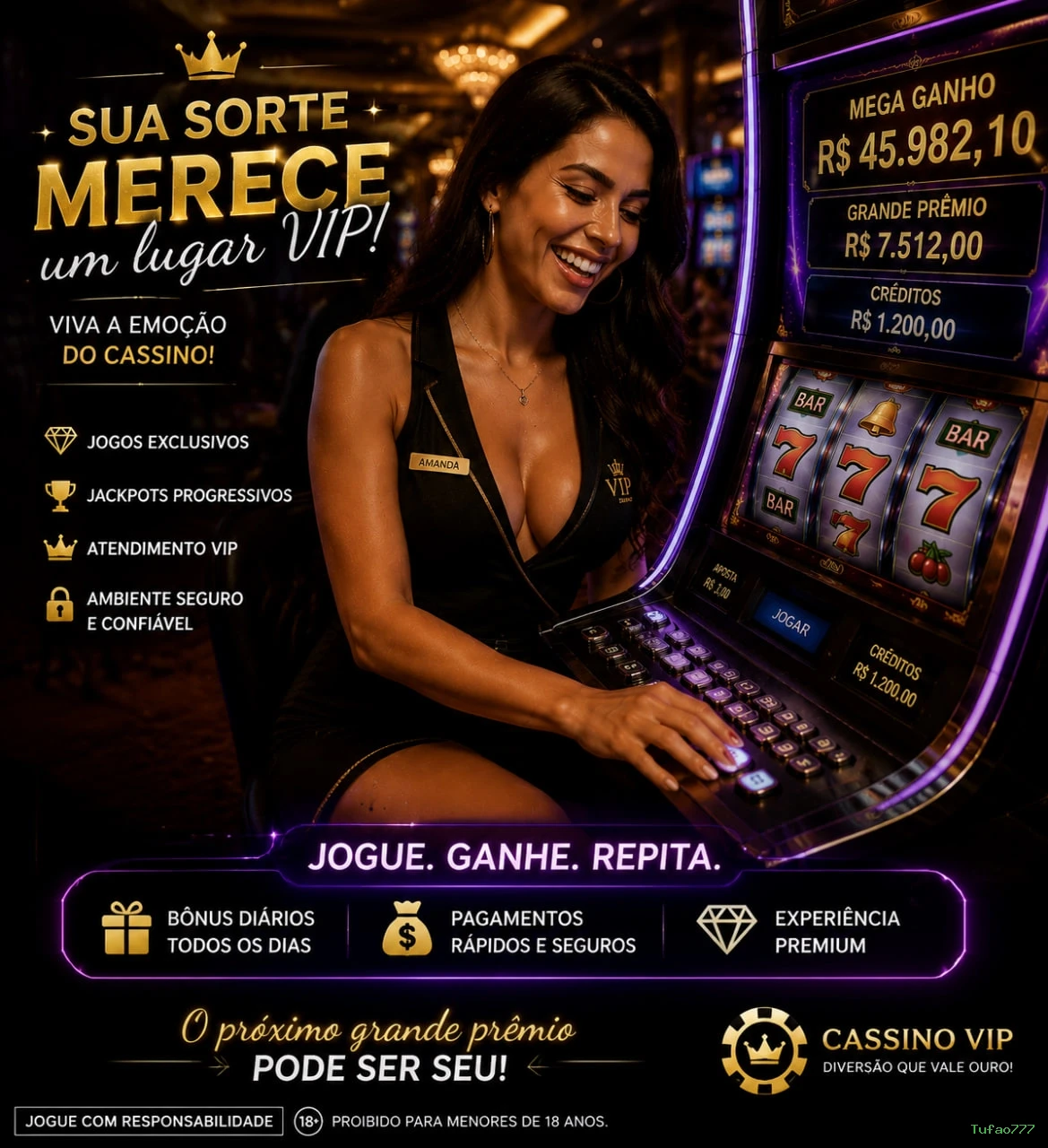 Sistema de Segurança Avançado Tufao777 - Criptografia e Proteção